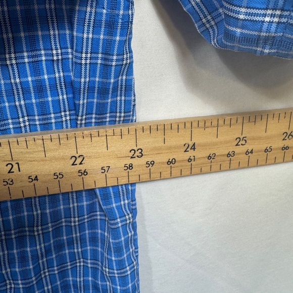 McKinley Plaid Shirts Mens Size XL Lot of 2 Blue Green Hiking Short Sleeve NWT - Picture 12 of 16